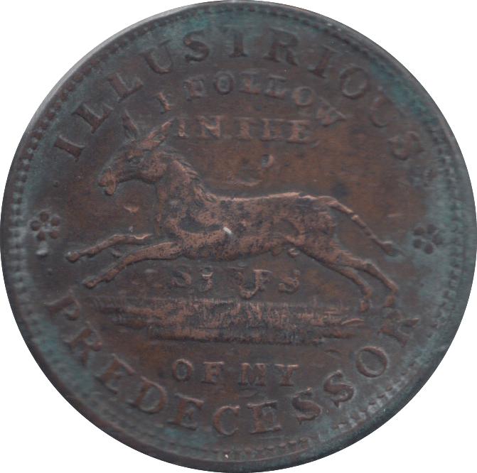 1837 HARD TIME TOKEN - OTHER TOKENS - Cambridgeshire Coins