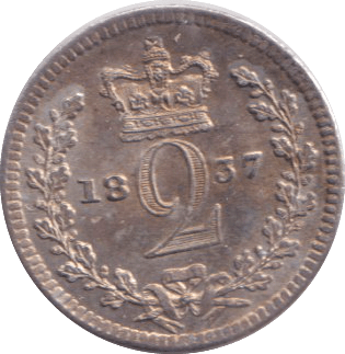 1837 MAUNDY TWOPENCE ( GVF ) - MAUNDY TWOPENCE - Cambridgeshire Coins