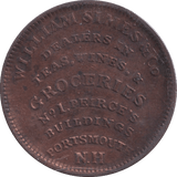 1837 ONE CENT TOKEN USA WILLIAM SIMES - WORLD COINS - Cambridgeshire Coins