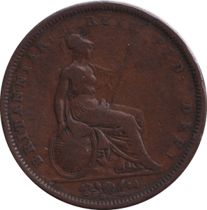 1837 PENNY ( FINE ) - PENNY - Cambridgeshire Coins