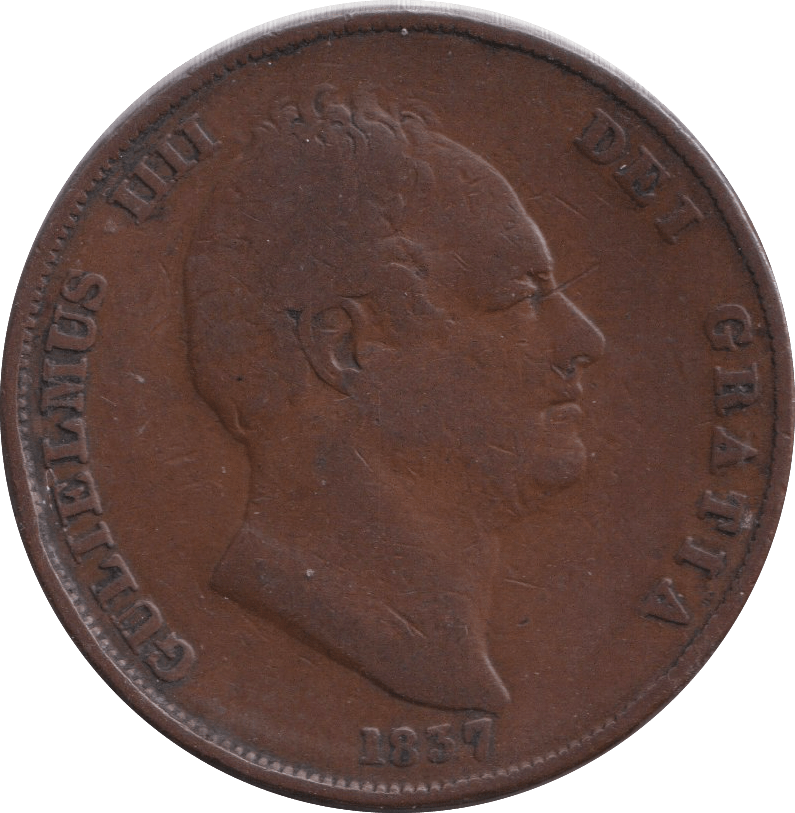 1837 PENNY ( FINE ) - PENNY - Cambridgeshire Coins