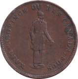 1837 PENNY TOKEN MONTREAL CANADA - PENNY TOKEN - Cambridgeshire Coins
