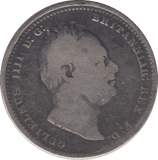 1837 SHILLING ( FINE ) - SHILLING - Cambridgeshire Coins