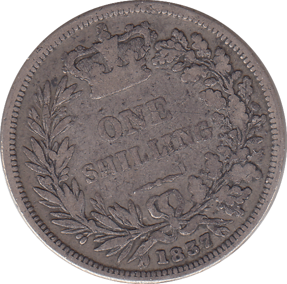 1837 SHILLING ( GF ) - SHILLING - Cambridgeshire Coins