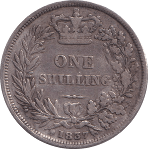 1837 SHILLING ( GF ) - Shilling - Cambridgeshire Coins