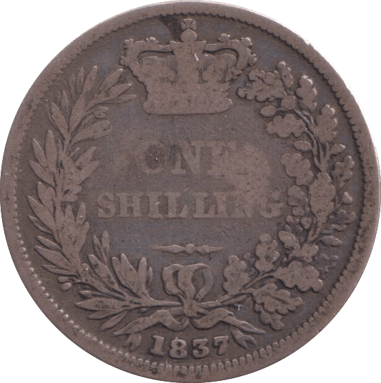 1837 SHILLING ( NF ) - SHILLING - Cambridgeshire Coins