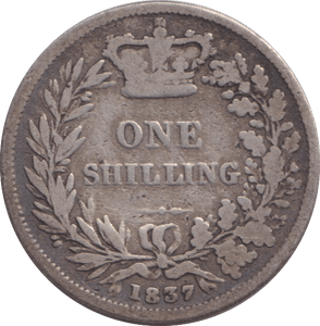 1837 SHILLING ( NF ) - SHILLING - Cambridgeshire Coins