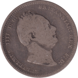 1837 SHILLING ( NF ) - SHILLING - Cambridgeshire Coins