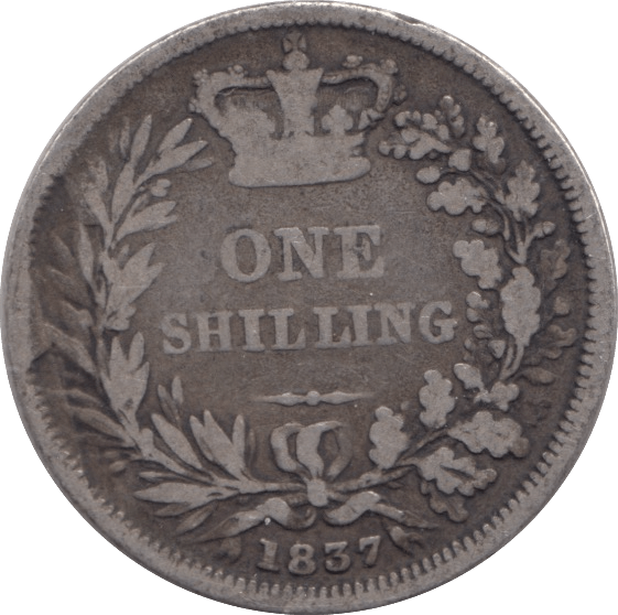 1837 SHILLING ( NF ) - Shilling - Cambridgeshire Coins