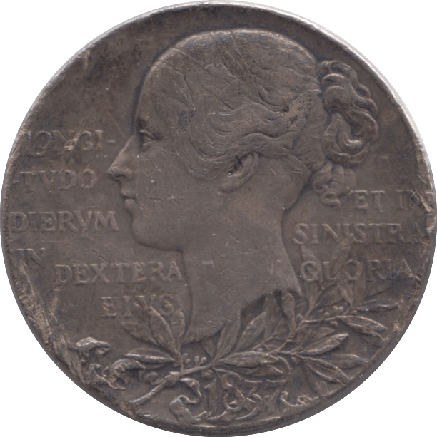 1837 SILVER DIAMOND JUBILEE MEDALLION - SILVER WORLD COINS - Cambridgeshire Coins