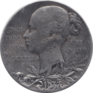 1837 SILVER VICTORIA DIAMOND JUBILEE MEDALLION - SILVER WORLD COINS - Cambridgeshire Coins