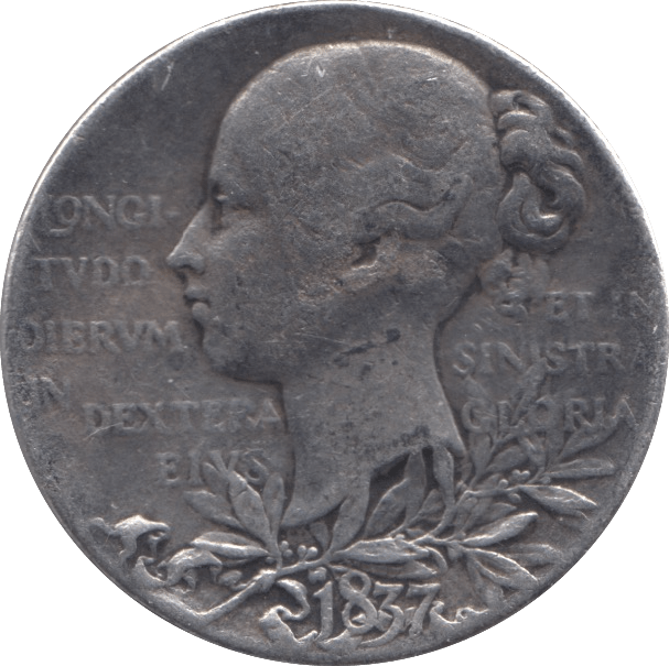 1837 SILVER VICTORIA DIAMOND JUBILEE MEDALLION - SILVER WORLD COINS - Cambridgeshire Coins