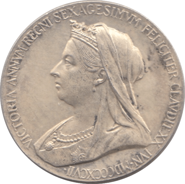 1837 SILVER VICTORIA DIAMOND JUBILEE MEDALLION - SILVER WORLD COINS - Cambridgeshire Coins