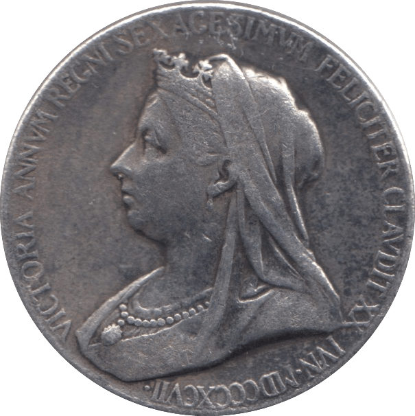 1837 SILVER VICTORIA DIAMOND JUBILEE MEDALLION - SILVER WORLD COINS - Cambridgeshire Coins