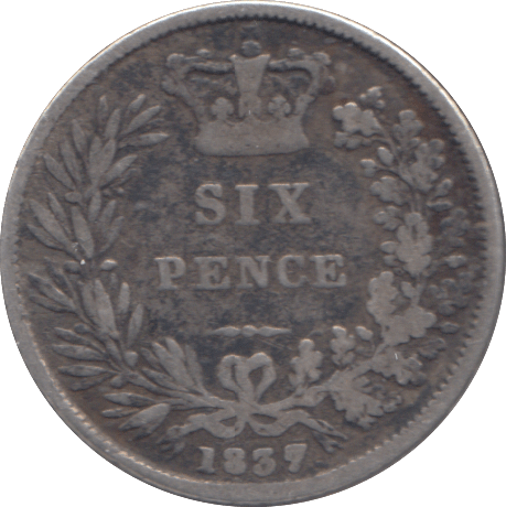 1837 SIXPENCE ( GF ) - SIXPENCE - Cambridgeshire Coins