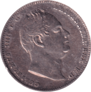 1837 SIXPENCE ( VF ) - SIXPENCE - Cambridgeshire Coins