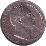 1837 SIXPENCE ( VF ) - SIXPENCE - Cambridgeshire Coins