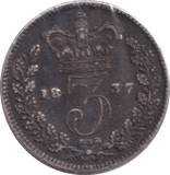 1837 THREEPENCE ( GF ) - THREEPENCE - Cambridgeshire Coins
