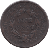 1837 USA ONE CENT - WORLD COINS - Cambridgeshire Coins