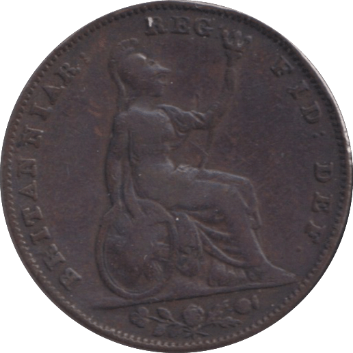 1838 FARTHING ( F ) - FARTHING - Cambridgeshire Coins