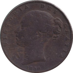 1838 FARTHING ( F ) - FARTHING - Cambridgeshire Coins