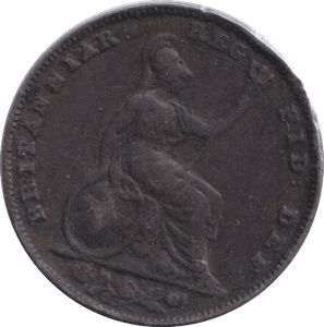 1838 FARTHING ( FINE ) - FARTHING - Cambridgeshire Coins