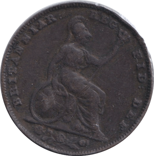 1838 FARTHING ( FINE ) - FARTHING - Cambridgeshire Coins