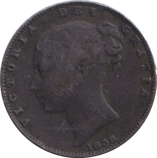 1838 FARTHING ( FINE ) - FARTHING - Cambridgeshire Coins