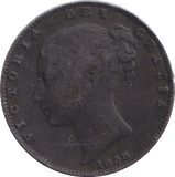 1838 FARTHING ( FINE ) - FARTHING - Cambridgeshire Coins