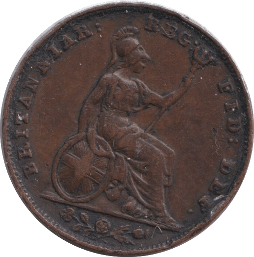 1838 FARTHING ( GF ) - FARTHING - Cambridgeshire Coins
