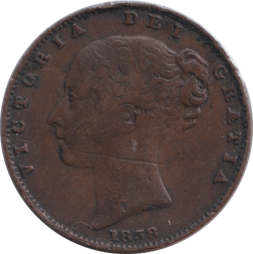1838 FARTHING ( GF ) - FARTHING - Cambridgeshire Coins