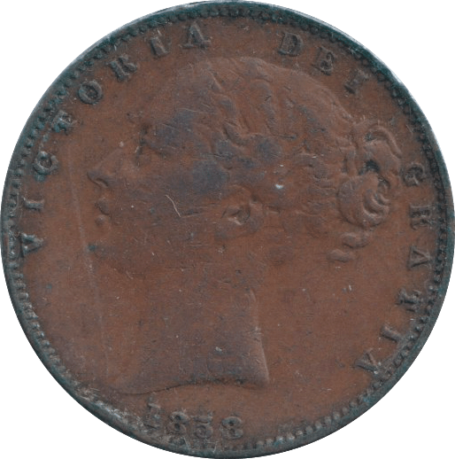 1838 FARTHING ( GF ) - FARTHING - Cambridgeshire Coins