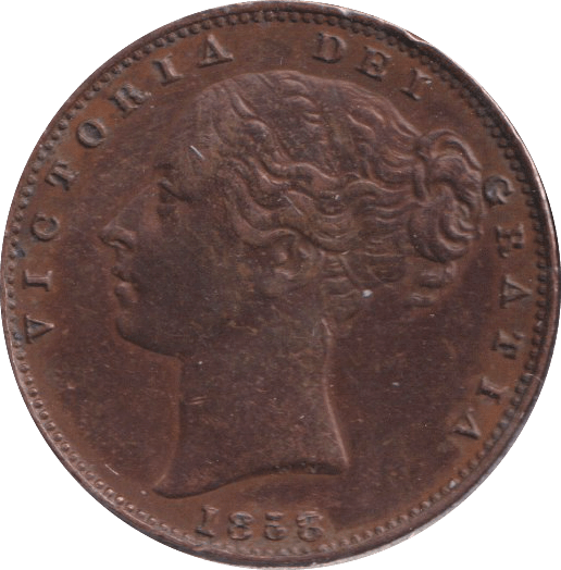 1838 FARTHING ( GVF ) - FARTHING - Cambridgeshire Coins