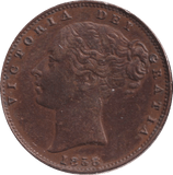 1838 FARTHING ( GVF ) - FARTHING - Cambridgeshire Coins