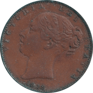 1838 FARTHING ( VF ) - FARTHING - Cambridgeshire Coins