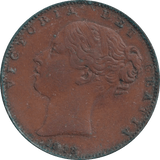 1838 FARTHING ( VF ) - FARTHING - Cambridgeshire Coins