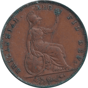 1838 FARTHING ( VF ) - FARTHING - Cambridgeshire Coins