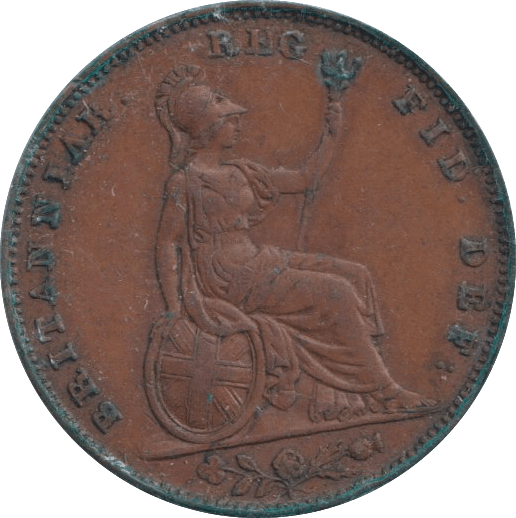 1838 FARTHING ( VF ) - FARTHING - Cambridgeshire Coins