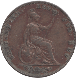 1838 FARTHING ( VF ) - FARTHING - Cambridgeshire Coins