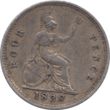 1838 FOURPENCE ( VF ) - Fourpence - Cambridgeshire Coins