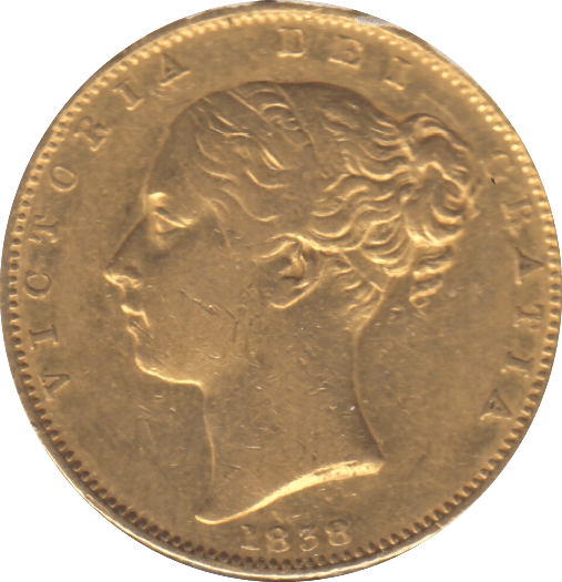 1838 GOLD SOVEREIGN ( GVF ) - SOVEREIGN - Cambridgeshire Coins