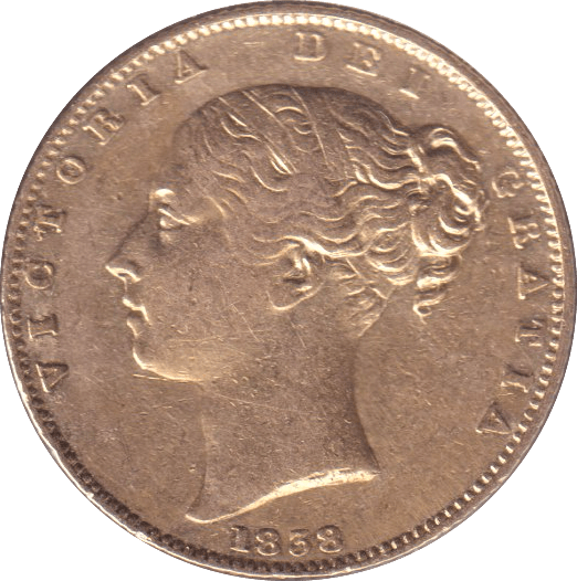 1838 GOLD SOVEREIGN ( GVF ) - SOVEREIGN - Cambridgeshire Coins