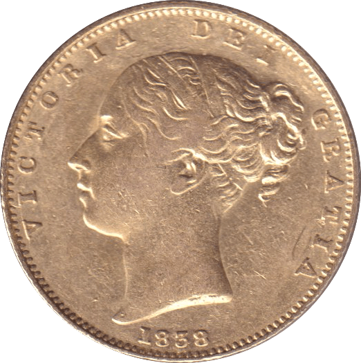 1838 GOLD SOVEREIGN ( GVF ) - SOVEREIGN - Cambridgeshire Coins