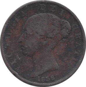 1838 HALFPENNY ( GF ) - HALFPENNY - Cambridgeshire Coins