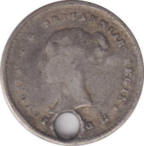 1838 HOLED MAUNDY TWOPENCE ( FAIR ) - MAUNDY TWOPENCE - Cambridgeshire Coins