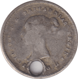 1838 HOLED MAUNDY TWOPENCE ( FAIR ) - MAUNDY TWOPENCE - Cambridgeshire Coins