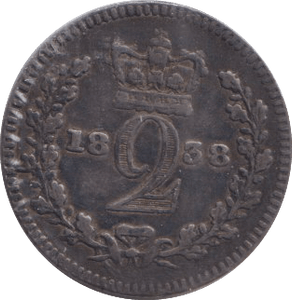 1838 MAUNDY TWO PENCE ( VF ) - MAUNDY TWOPENCE - Cambridgeshire Coins