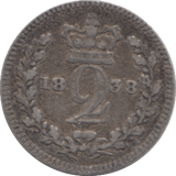1838 MAUNDY TWOPENCE ( FINE ) - MAUNDY TWOPENCE - Cambridgeshire Coins