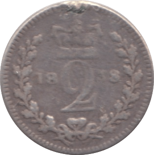 1838 MAUNDY TWOPENCE ( FINE ) - MAUNDY TWOPENCE - Cambridgeshire Coins