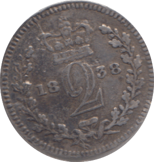 1838 MAUNDY TWOPENCE ( GF ) - MAUNDY TWOPENCE - Cambridgeshire Coins